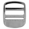 2pcs 25mm Width Metal Silver Tone Bridge Buckle for up