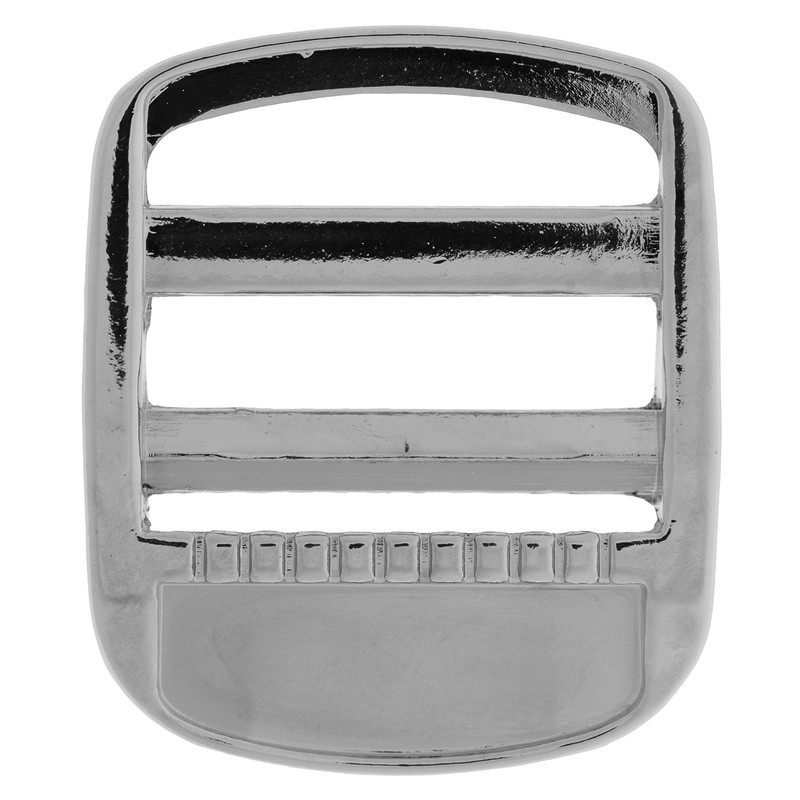 2pcs 25mm Width Metal Silver Tone Bridge Buckle for up