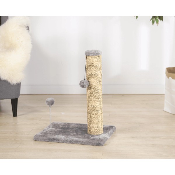 Unbranded Vibrant Life Small Seagrass Scratch and Play Post, Gray,