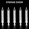 36Pcs Syringe Individually Wrapped, 3ml Liquid Measuring Syringe, Transparent Syringe