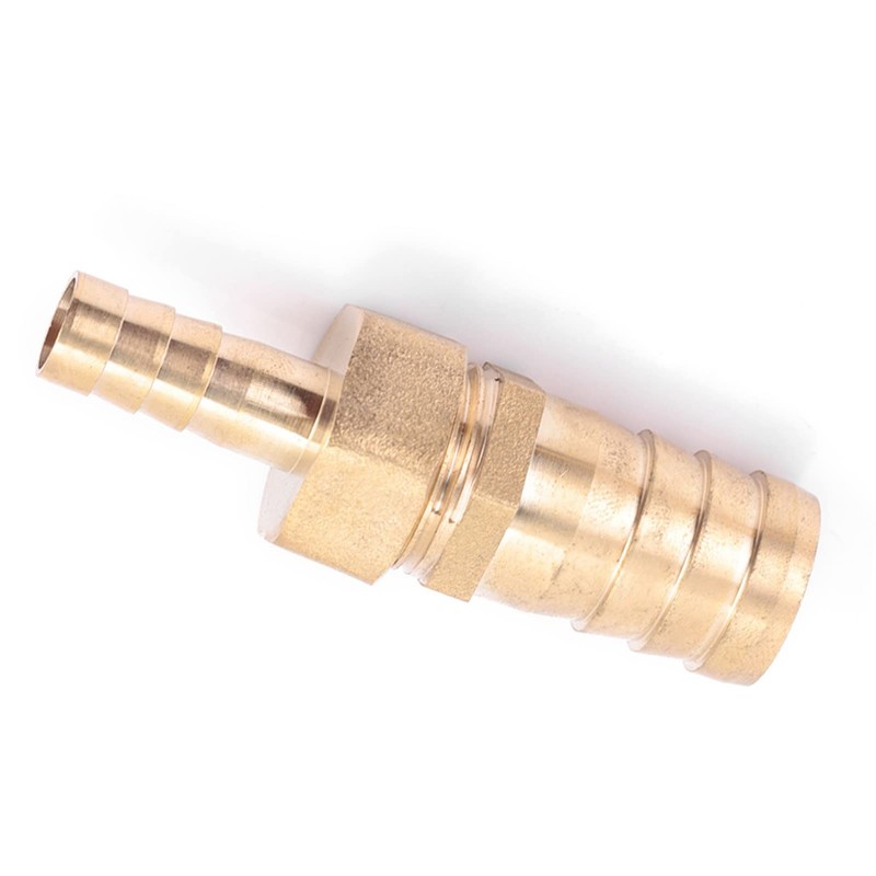 Brass Fitting Hose Barb Tail Reducer Reducing Plug Connector (10-16mm)