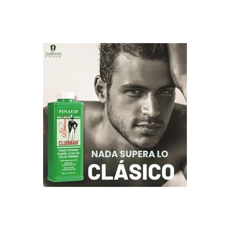 Clubman Pinaud Finest Talc Powder, 9 Ounce (Pack of 3)