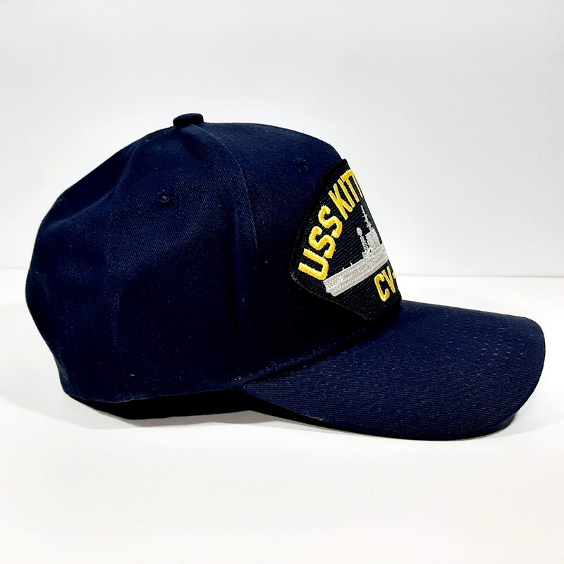 USS Kitty Hawk CV-63 Embroidered Patch Cap Baseball Hat Strapback
