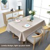 Plenmor Table Cloth Wipeable Tablecloth PVC Plastic Wipe Clean Waterproof
