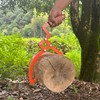 Wood Handle 2 Claw Skidding Tongs Non-Slip Grip, Log Lifting,