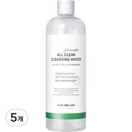 Pure Mellow Avocado All Clear Cleansing Water, 5 units, 500ml / 퓨어멜로우 아보카도 올 클리어 클렌징 워터, 5개, 500ml