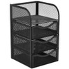 Operitacx Desk Organizer Drawer Storage Holder Mesh File Organizer for