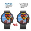 AKWOX [4-Pack] Tempered Glass Screen Protector for Garmin Swim 2