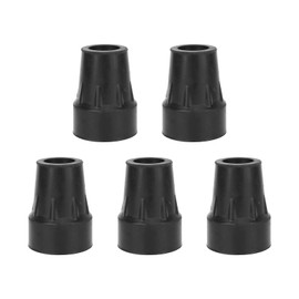 5pcs Replacement Foot Pads, Crutch Capsules, Non-Slip Support Pipe Tip, Rubber Cane Tip, Replacement for Standard Walking Sticks, Diameter Folding Tube Accessories