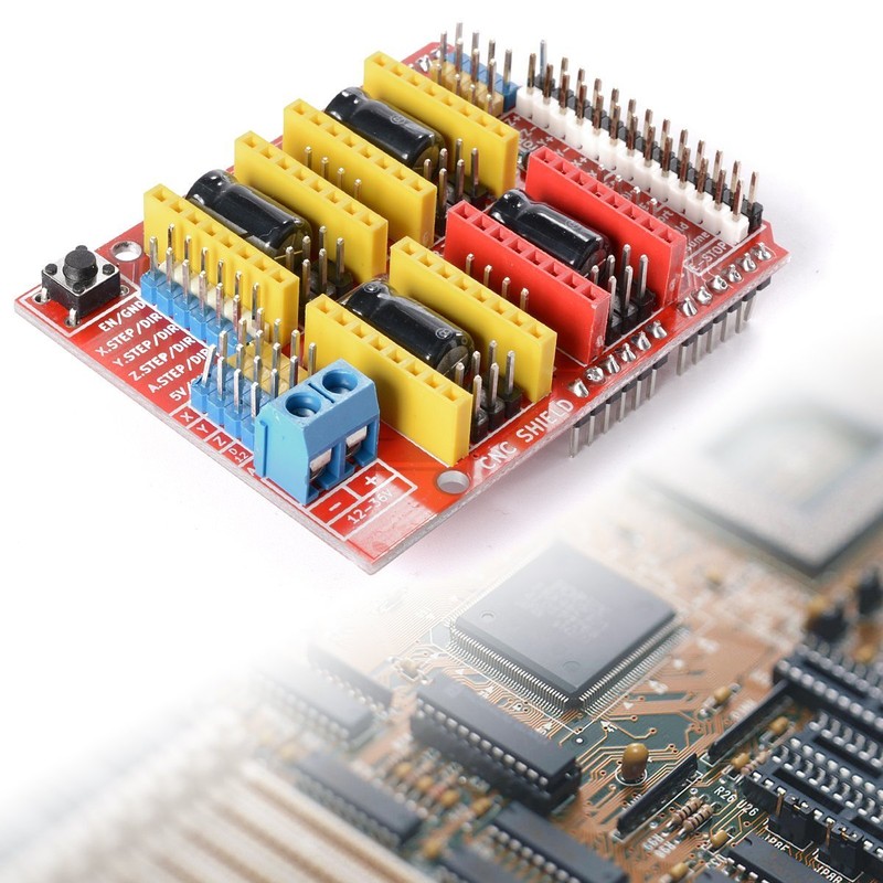 DollaTek V3 Engraver Shield 3D Printer CNC Expansion Card A4988
