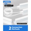 Ensenior 12-Pack T5 LED Shop Lights, 4FT 2000LM 6500K Super