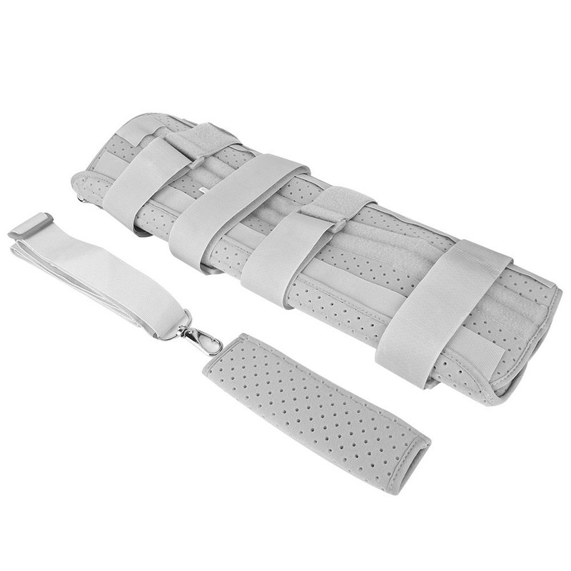 Breathable Knee Brace Adjustable Knee Support Protector Stabilizer (M with