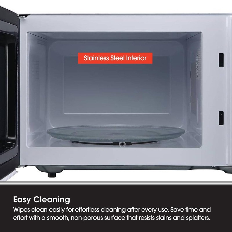 Magic Chef 0.9 Cubic Feet 900 Watt Stainless Countertop Microwave