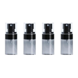 YLUNWUDE Travel Size Fine Mist Spray Bottles, Clear Plastic Refillable Perfume Atomizer, 30ML Leak-Proof Portable Container, 4 Pack