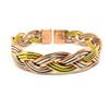 Magnetic Copper Brass Allum Cross Over Smaller Bracelet 30MS -