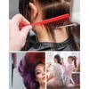 HSIXHAF Pack of 2 Hairdresser Back Comb Triple Toupe Comb