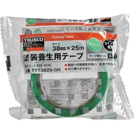 TRUSCO TYT3825-GN Paint Curing Tape, Green, 38X25