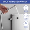 Greenspring Brushed Nickel Handheld Bidet Sprayer Attachment for Toilet Adjustable