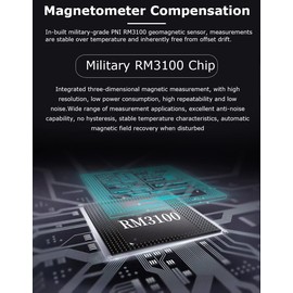 [Military Grade Accelerometer + Inclinometer] HWT901B-RS485 MPU9250 9-Axis Gyroscope + Angle + Digital Compass + Air Pressure + Altitude, Magnetometer Compensation AHRS IMU | Kalman Filtering
