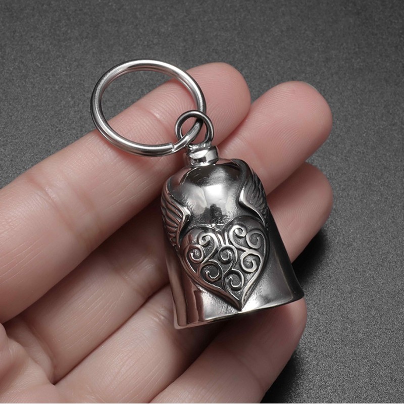 PEVRUAY Guardian Bell Motorcycle Bell, Bicycle Bell, Stainless Steel Motorcycle