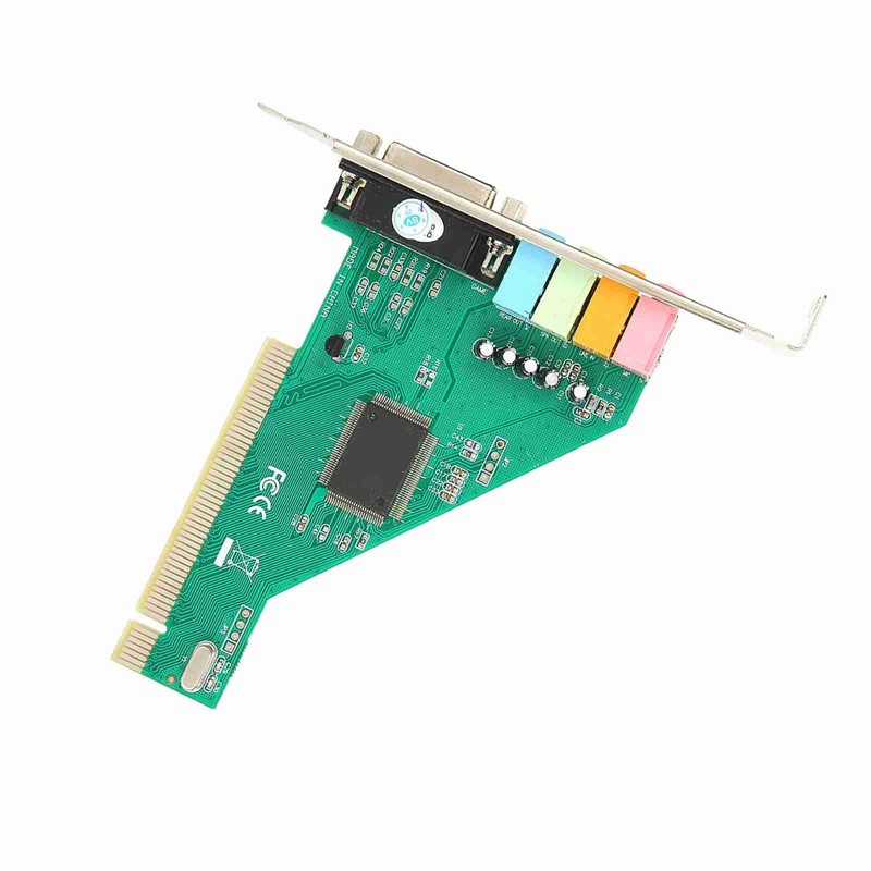 PCI Sound Card Channel 4.1 for Computer Desktop Internal Audio
