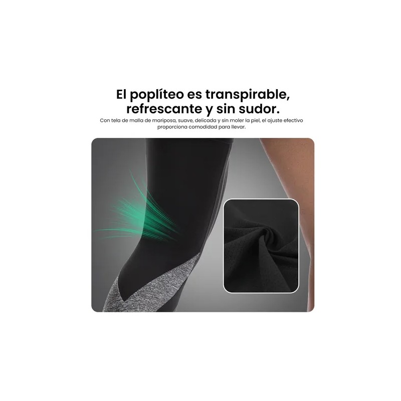 1 Pair Rodillera Deportiva Compresión Pierna Larga Correr