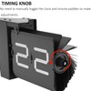 LOYALHEARTDY Flipping Out Wall and Tabletop Flip Clock, Black Digital