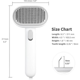 Aumuca Cat Brush for Shedding, Cat Brushes for Indoor Cats, Cat Brush for Long or Short