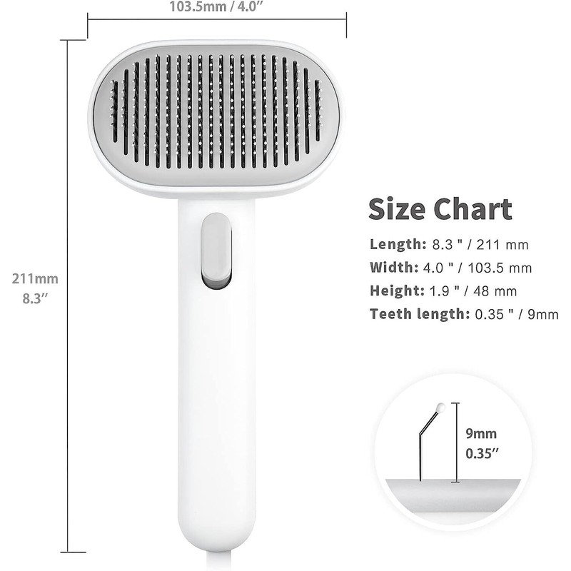 Aumuca Cat Brush for Shedding, Cat Brushes for Indoor Cats,