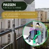 4smile Parasol Holder Balcony Railing - Compact Parasol Holder Balcony
