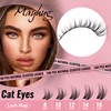 Mayhug Eyelash Cluster, 154 Pieces Cluster Lashes, Natural Look, Wispy