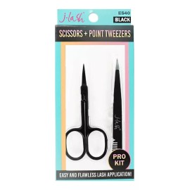 JLash  Set Tijeras + Pinzas De Punta J Lash