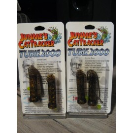 Cat Tracker Bait Company Lures Fishing 2 Packs Junnie's CatTracker 2" Dip Tubie 2000 Catfish Fishing Lures / Crawfish