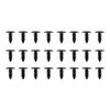 Plastic Fastener Clamp/Holder, 100PCS Door Trim Clamp/Holder Bumper Rivets Screws