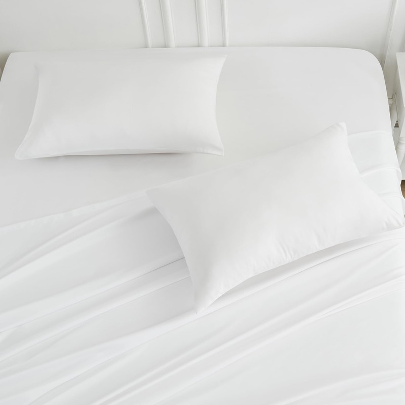 LINENOVA 3-Piece Bamboo Fitted Sheet Set - Queen, 2000TC Ultra