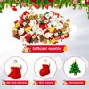 Miniature Christmas Tree Pendants, Pack of 30 Christmas Tree Decorations