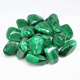 Pachamama Essentials Tumbled Malachite Stone - Healing Stone (15-25mm)