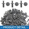 A ABSOPRO 8mm Hole Rivets Push Clips for Car Fender