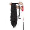 20 Inch Real Long Corn Wave Ponytail Clip in Hair