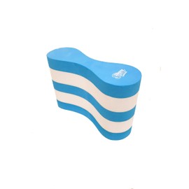 Sunlite Sports EVA 5-Layer Pull Buoy Leg Float - Pool Training Aid, Legs and Hips Support for Adults, Kids, and Beginners, for Swimming Stroke (Standard Dark Blue/Light Blue)