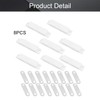 MroMax 8Pcs Double Magnetic Catchs 3.74" Long Plastic Cabinet Latches
