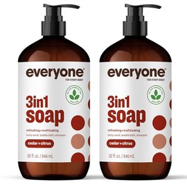Everyone 3-in-1 Soap for Men, Cedar Citrus, 32oz, 2 Count