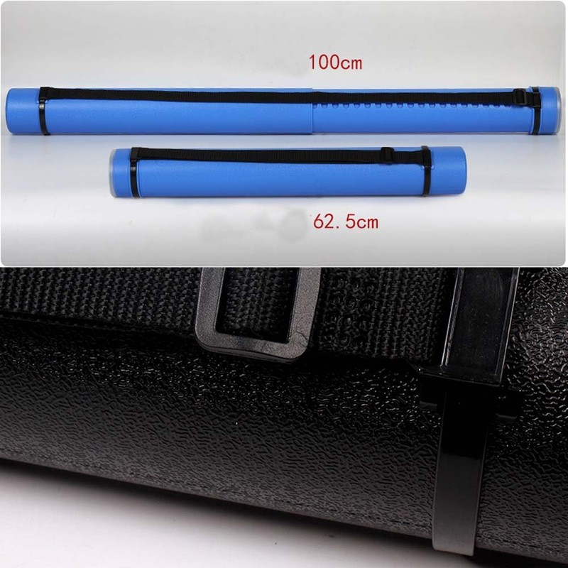 Art Tube Documents Blaupausen Artwork Hard Plastic Telescopic Tube, Blue