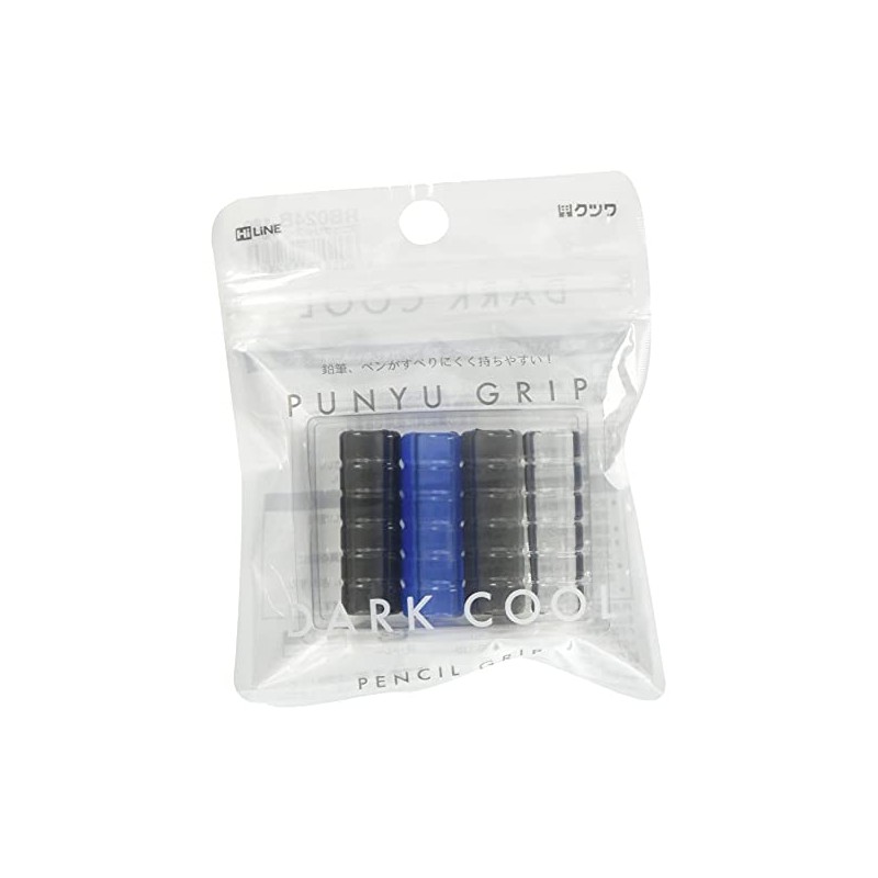 Kutsuwa RB024B-10P HiLiNE Pencil Grip, Punu Grip, Cool, Pack of