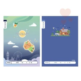 Stationery and Office Supply Notebook Set Pack 10 Pack for school, and desk organization, writing planning or paper accessory, and, Option 8