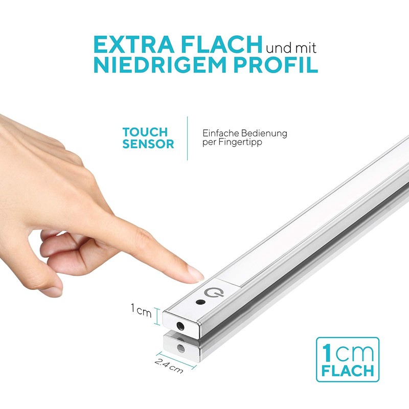 Set of 2 - 30 cm LED under unit light