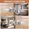 Probrico (5 Pack Keyed Entry Door Lever Lock for Exterior