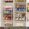 MAXIFFE 2-Tier Can Organizer for Pantry, 16.9"W × 11.5"D ×
