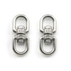 Lind Kitchen 2PCS M4 Double Ended Swivel Eye Hook 304