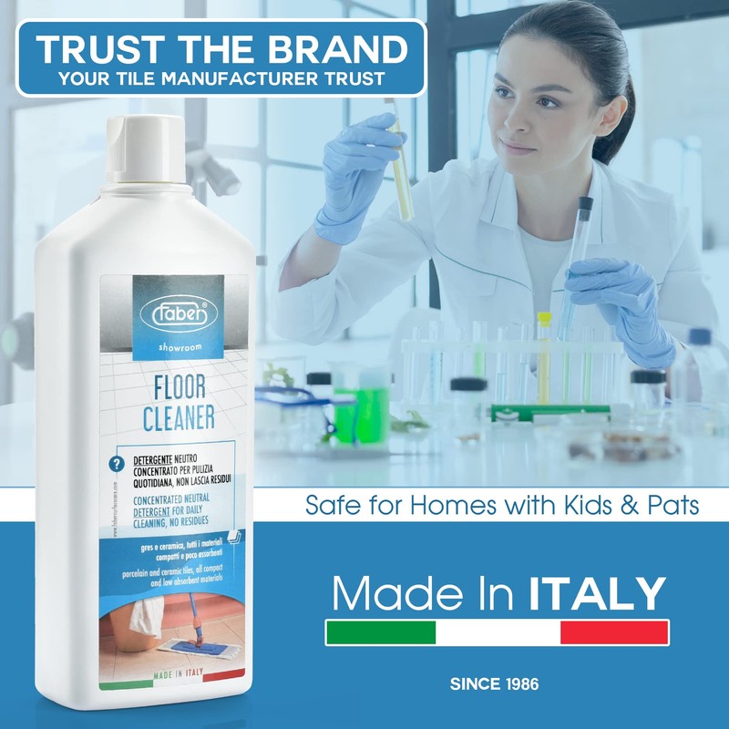 FABER Tile Floor Cleaner – Mop Cleaning Solution – 1L
